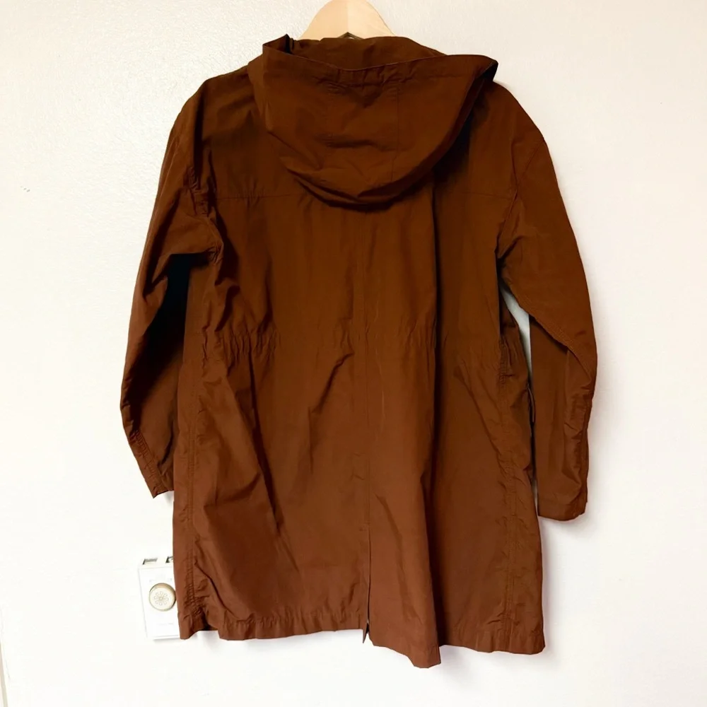 Eileen Fisher Lightweight Organic Cotton Nylon Zip Jacket | Petite Small | EUC - Picture 4 of 9